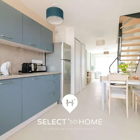 Daire Select'so - Au Poseidon - Duplex 6 Personnes, Parking Prive, Piscine, Animaux Admis - Pos-b *