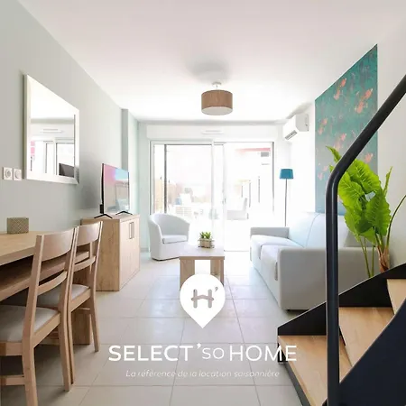 Select'so - Au Poséidon - Duplex 6 Personnes, Parking Privé, Piscine, Animaux Admis - Pos-b